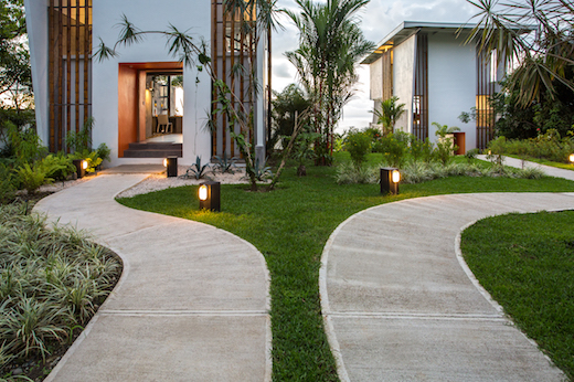 Follow the path to your villa.